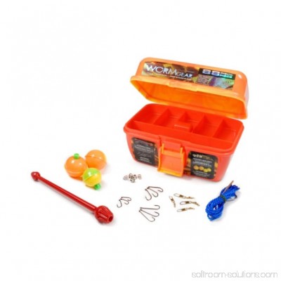 South Bend Worm Gear 88 Piece Tackle Box Kit 552222057